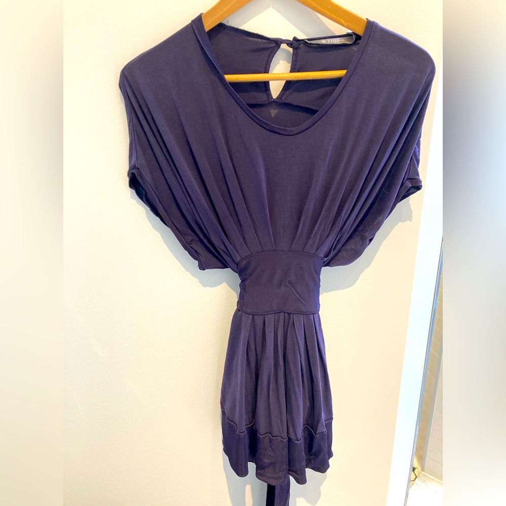 Tiger of Sweden purple top with built in sash
